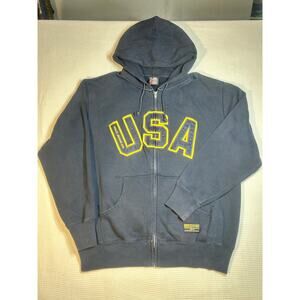 Men's Vintage Ralph Lauren Full Zip Hooded Sweater